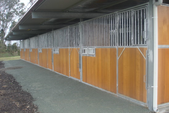 Wadham Park (Qld) - Steel and Timber Stables