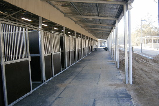 Queensland Equestrian Centre Stables - Near Completion Queensland Equestrian Centre Stables - Near Completion